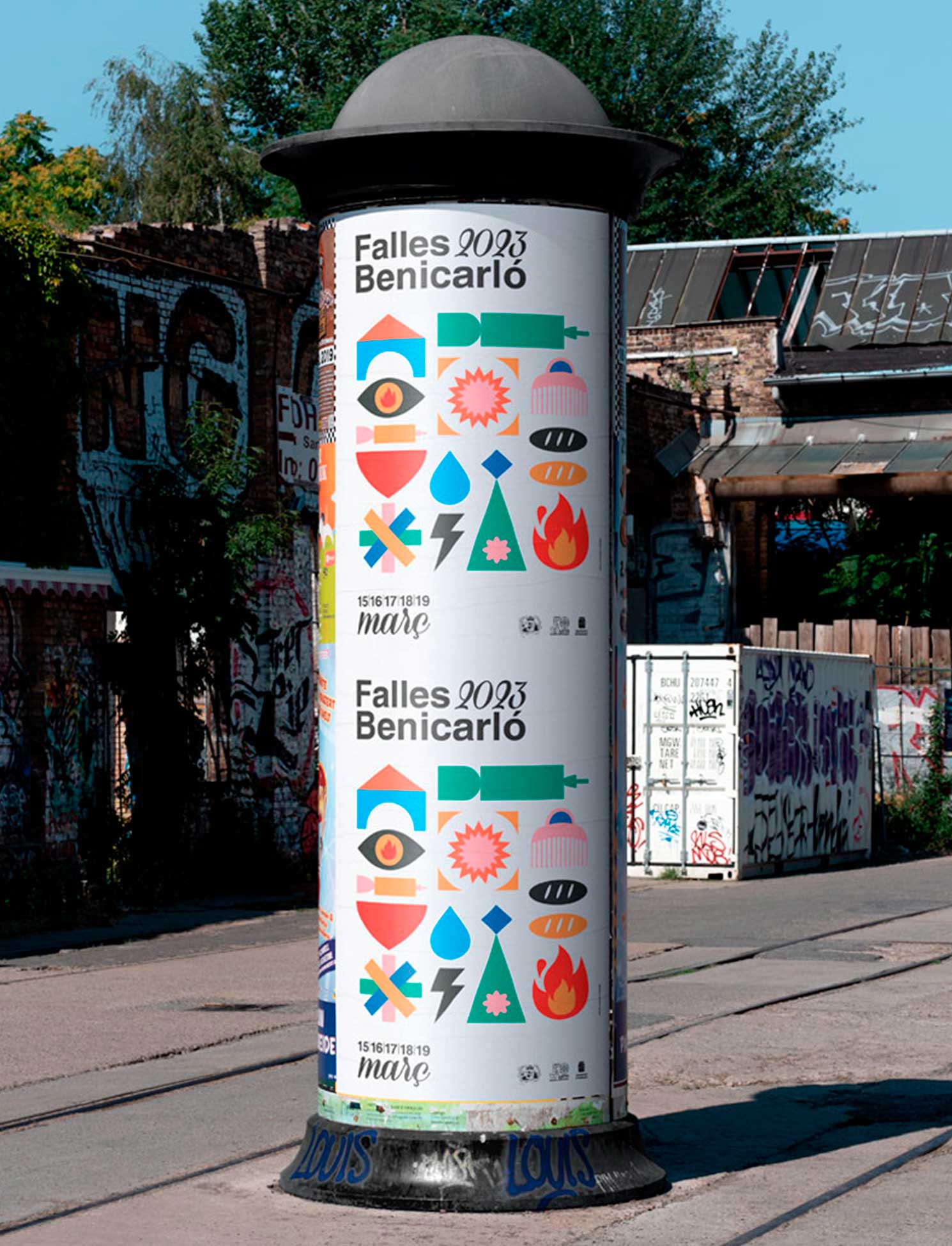 cartell falles carrer