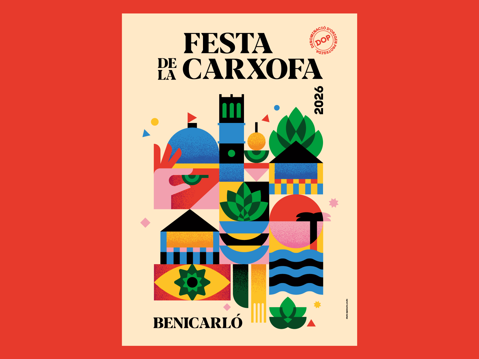 cartell festa de la carxofa benicarló 2026